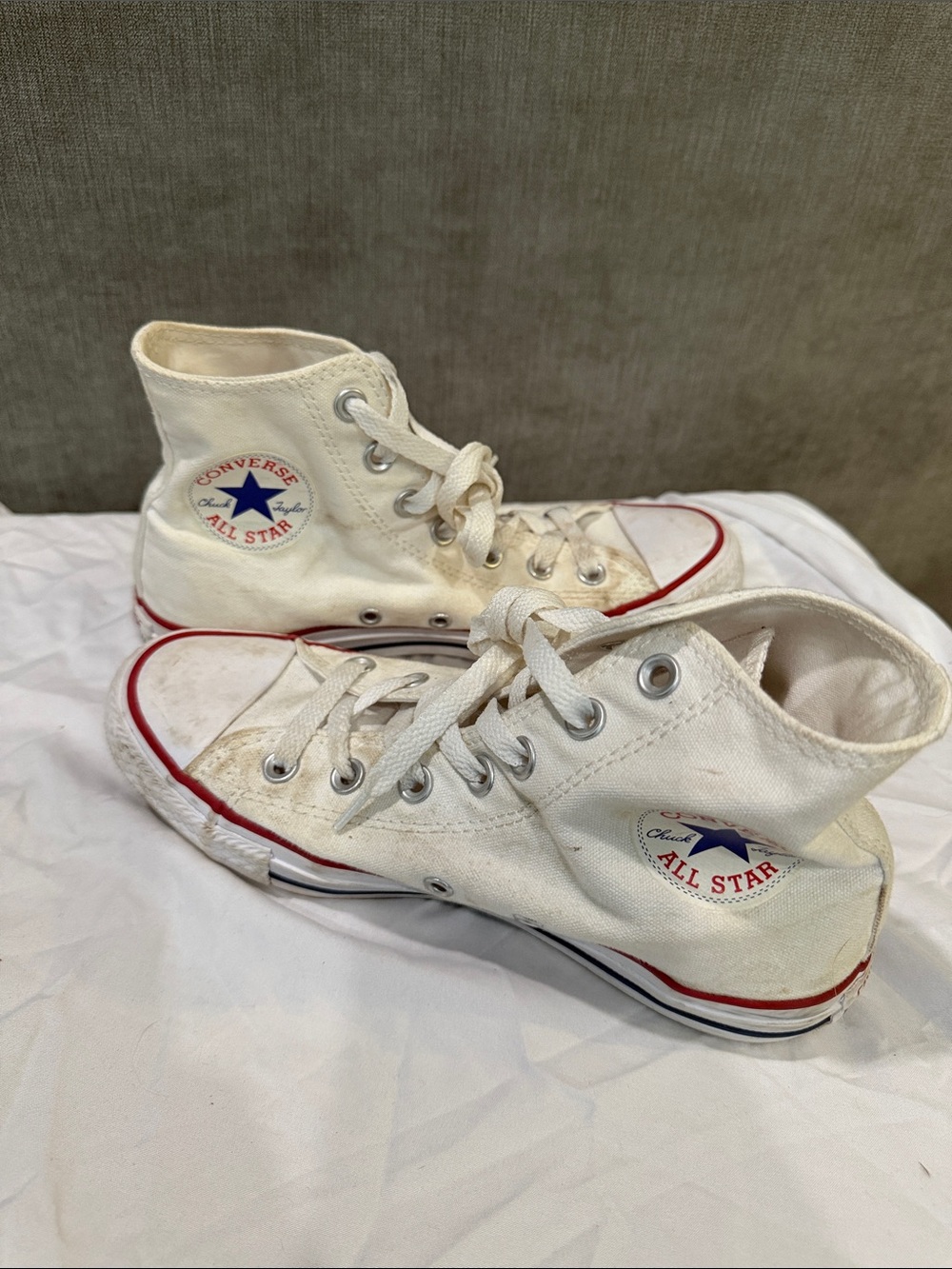White Converse Chuck Taylor All Star High Tops